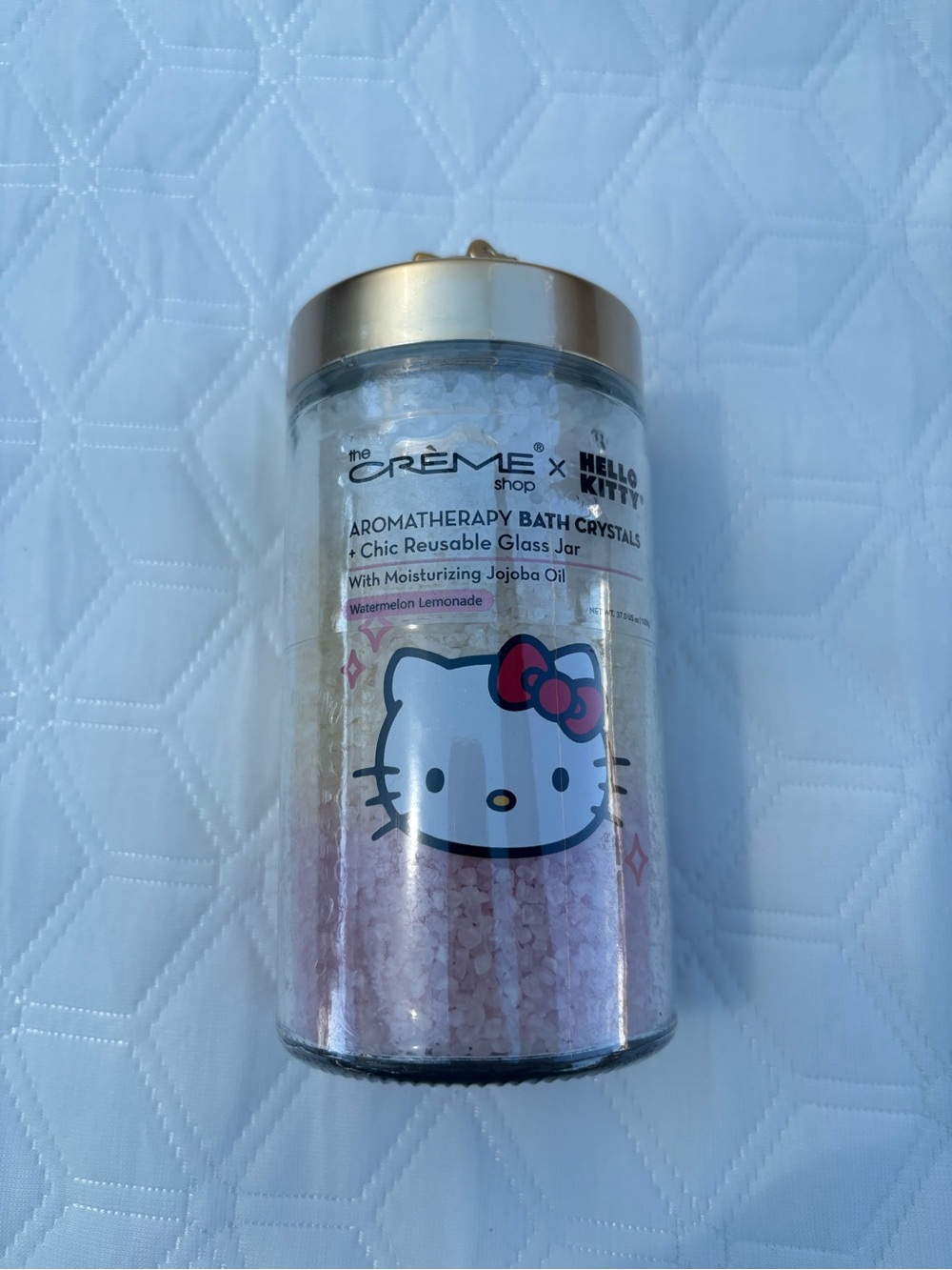 Hello Kitty Pink Aromatherapy Bath Crystals - Moisturizing Soak
